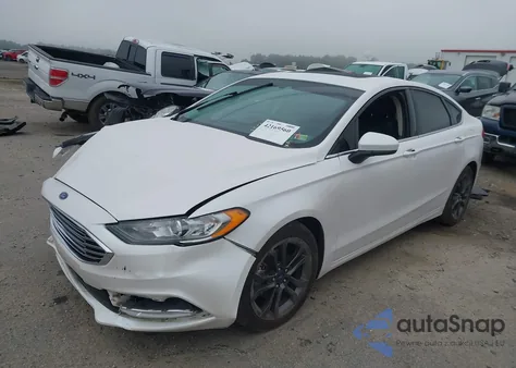 2018 Ford Fusion Se из США, поврежденный, VIN 3FA6P0HD9JR174492